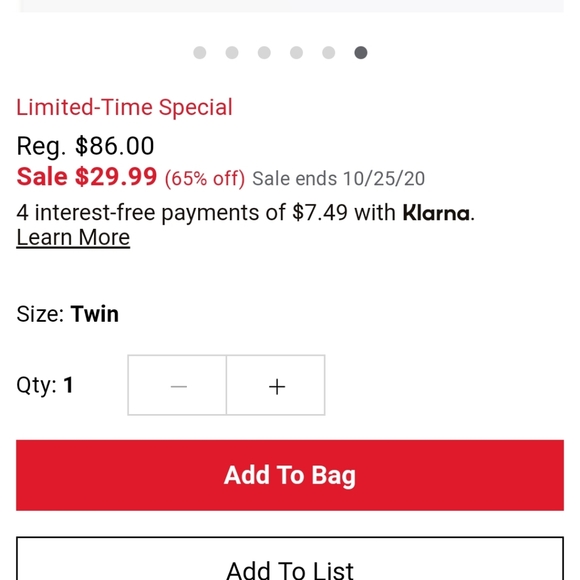 NWOT Gravity Weighted sleep mask - Picture 11 of 11